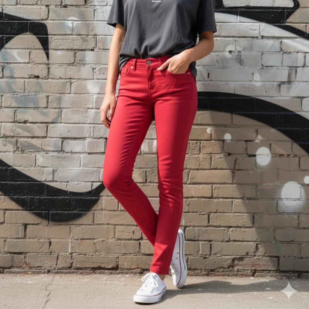 Seven7 Jeans Red Chili Pepper